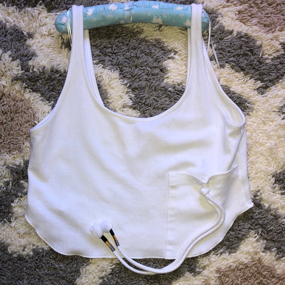 Zara white mid top, size s. Excellent condition!